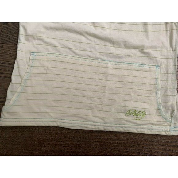 RUSTY strip Tank Top Size Large Color Block women's XS - Picture 2 of 7